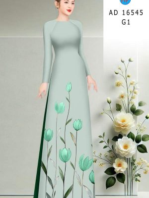 Vải Áo Dài Hoa Tulip AD 16545 25 1774401297 18 vai ao dai hoa tulip ad 16545