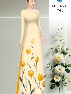 Vải Áo Dài Hoa Tulip AD 16545 23 1774401297 379 vai ao dai hoa tulip ad 16545