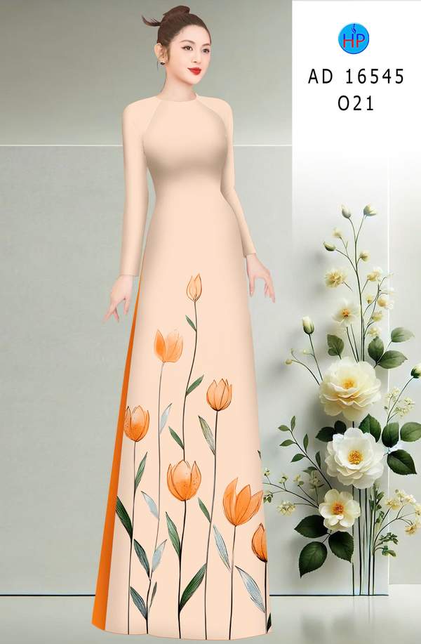 Vải Áo Dài Hoa Tulip AD 16545 1 1774401298 17 vai ao dai hoa tulip ad 16545