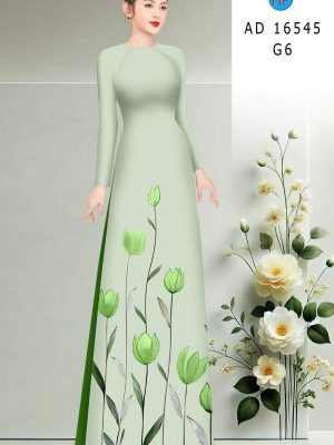 Vải Áo Dài Hoa Tulip AD 16545 29 1774401298 309 vai ao dai hoa tulip ad 16545