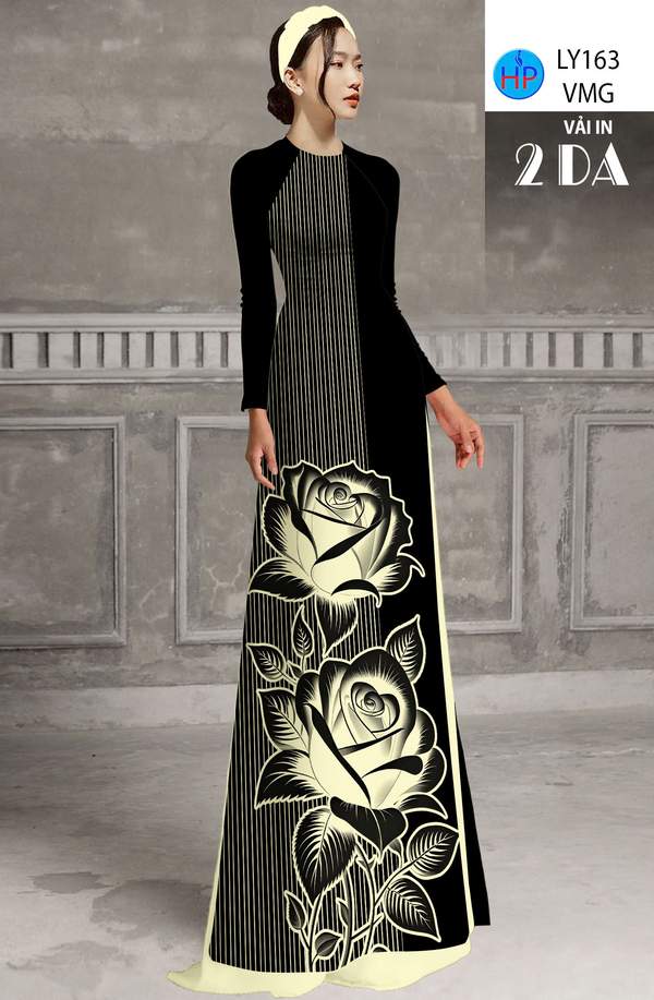 Vải Áo Dài Hoa Hồng AD LY163 9 1774663691 994 vai ao dai hoa hong ad ly163