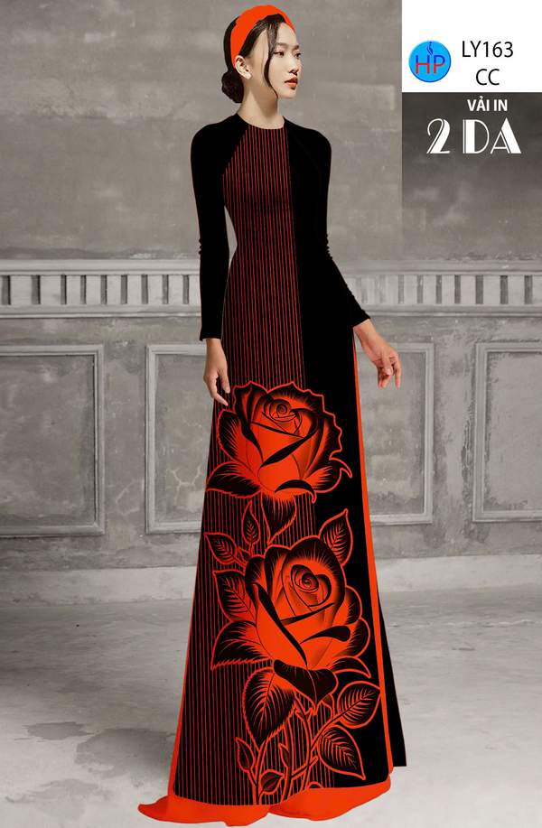 Vải Áo Dài Hoa Hồng AD LY163 17 1774663693 63 vai ao dai hoa hong ad ly163