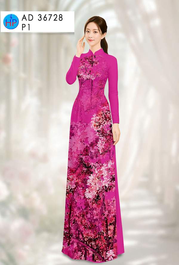 Vải Áo Dài Hoa In 3D AD 36728 4 1774837026 218 vai ao dai hoa in 3d ad 36728