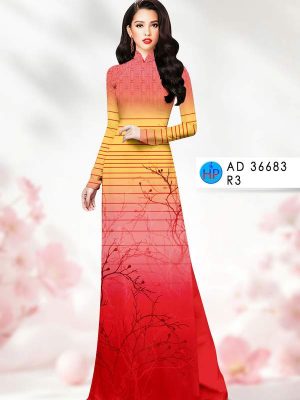 Vải Áo Dài Hoa in 3D AD 36683 20 vai ao dai hoa in 3d ad 36683