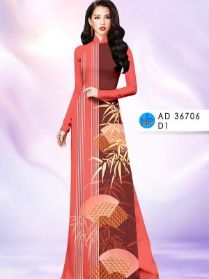 Vải Áo Dài Hoa In 3D AD 36706 20 vai ao dai hoa in 3d ad 36706