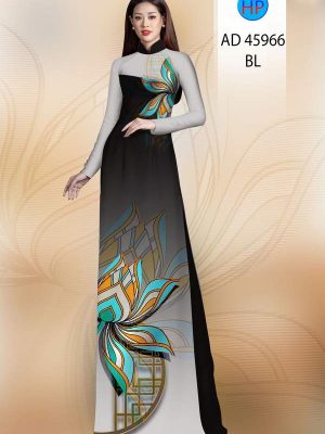 Vải Áo Dài Hoa In 3D AD 45966 20 vai ao dai hoa in 3d ad 45966