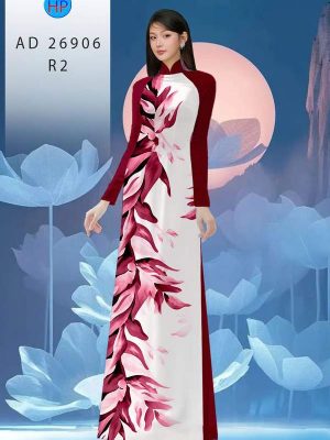 Vải Áo Dài Hoa In 3D AD 26906 36 vai ao dai tinh te gmf7