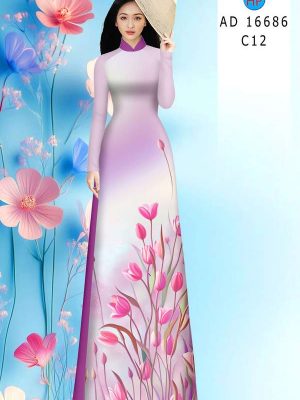 Vải Áo Dài Hoa Ly AD 16686 24 1775092575 473 vai ao dai hoa ly ad 16686