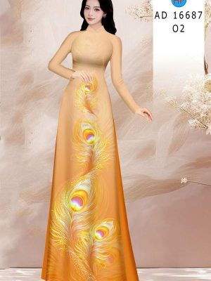 Vải Áo Dài Hoa In 3D AD 16687 23 1775093054 164 vai ao dai hoa in 3d ad 16687