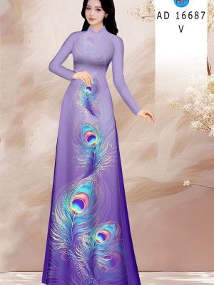 Vải Áo Dài Hoa In 3D AD 16687 27 1775093055 469 vai ao dai hoa in 3d ad 16687