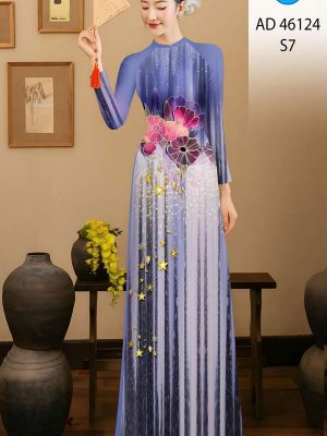 Vải Áo Dài Hoa In 3D AD 46124 32 1775176696 734 vai ao dai hoa in 3d ad 46124