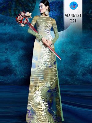 Vải Áo Dài Hoa In 3D AD 46121 21 1775178109 373 vai ao dai hoa in 3d ad 46121