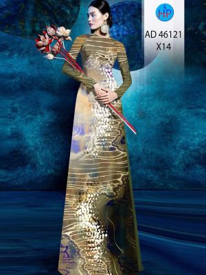 Vải Áo Dài Hoa In 3D AD 46121 28 1775178110 164 vai ao dai hoa in 3d ad 46121