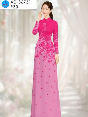 Vải Áo Dài Hoa Hồng AD 36751 32 1775187131 105 vai ao dai hoa hong ad 36751