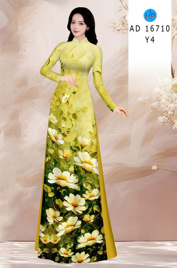 Vải Áo Dài Hoa Cúc AD 16710 3 1775611017 850 vai ao dai hoa cuc ad 16710