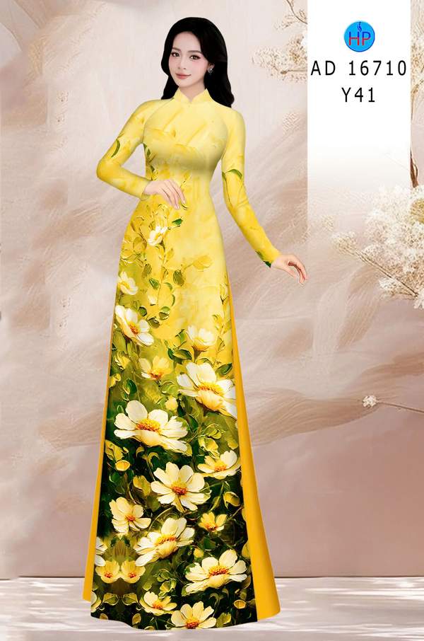 Vải Áo Dài Hoa Cúc AD 16710 9 1775611018 668 vai ao dai hoa cuc ad 16710