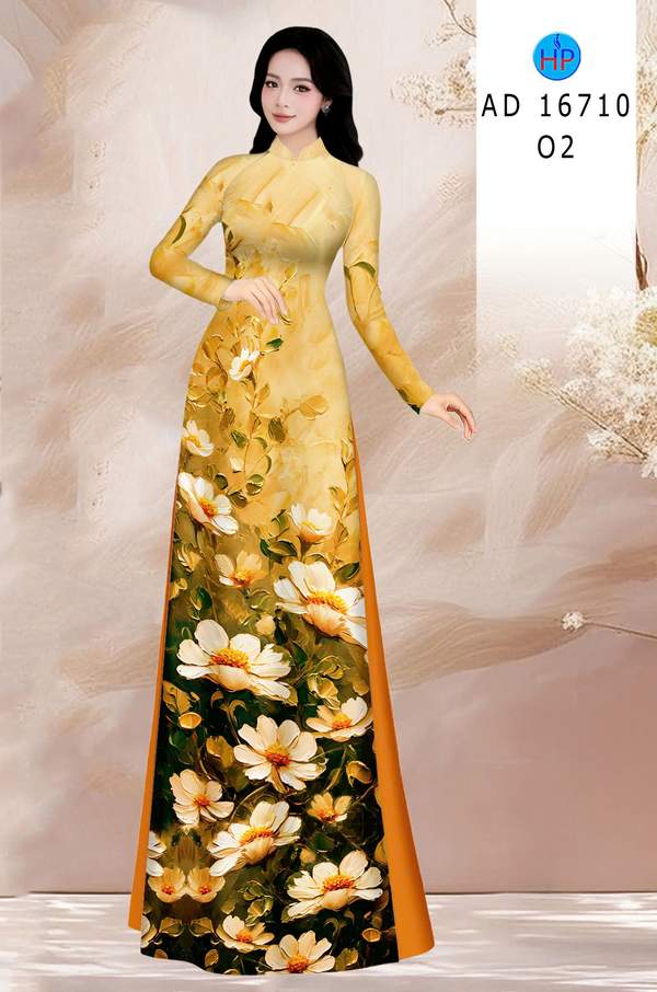 Vải Áo Dài Hoa Cúc AD 16710 17 1775611020 40 vai ao dai hoa cuc ad 16710