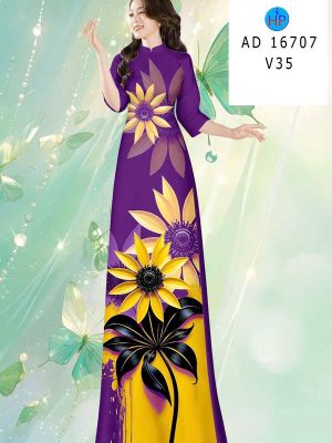 Vải Áo Dài Hoa Hướng Dương AD 16707 21 1775611941 790 vai ao dai hoa huong duong ad 16707