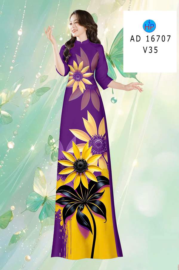 Vải Áo Dài Hoa Hướng Dương AD 16707 4 1775611941 790 vai ao dai hoa huong duong ad 16707