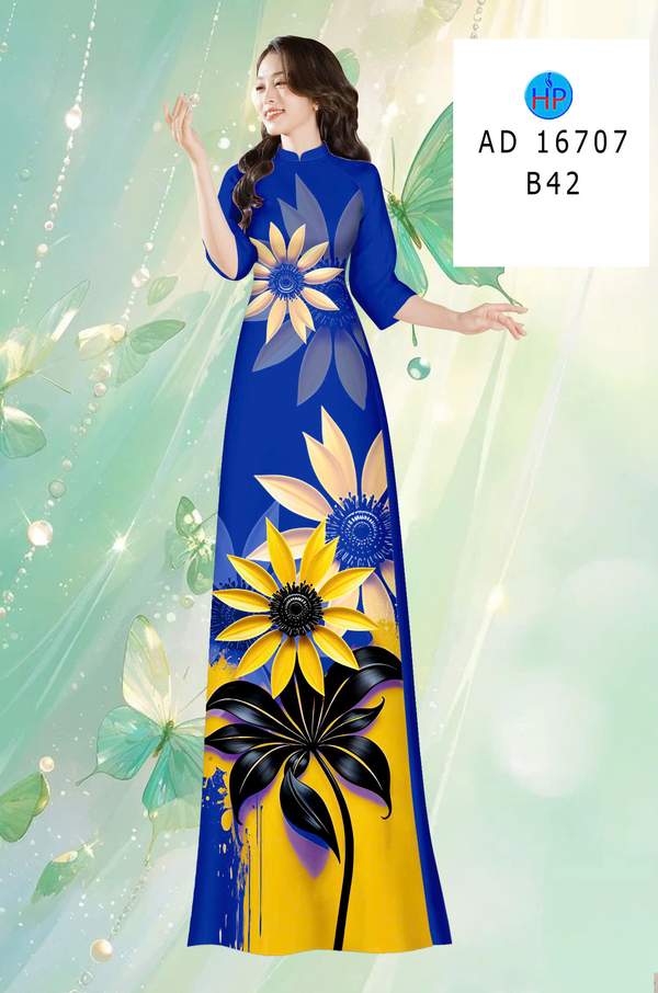 Vải Áo Dài Hoa Hướng Dương AD 16707 13 1775611942 146 vai ao dai hoa huong duong ad 16707