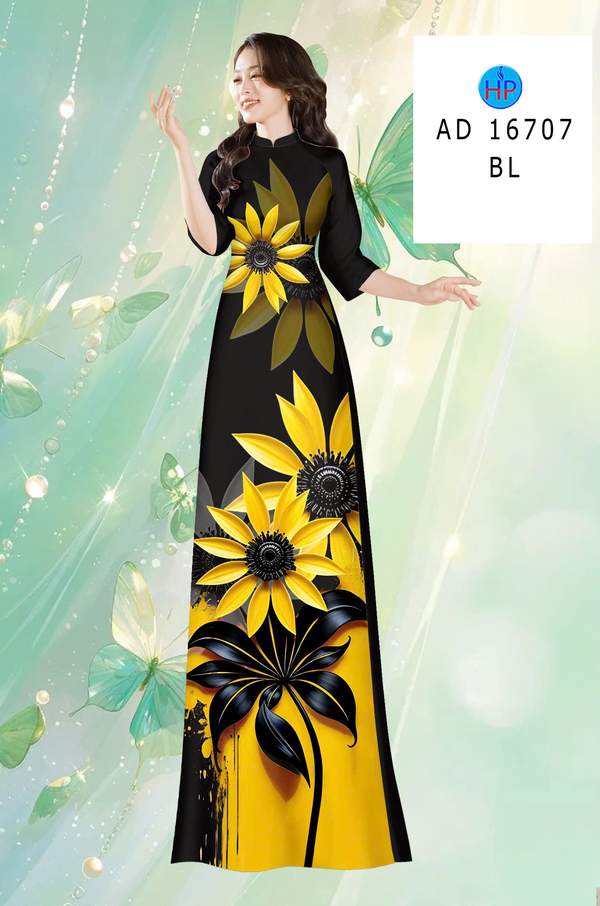 Vải Áo Dài Hoa Hướng Dương AD 16707 11 1775611942 524 vai ao dai hoa huong duong ad 16707