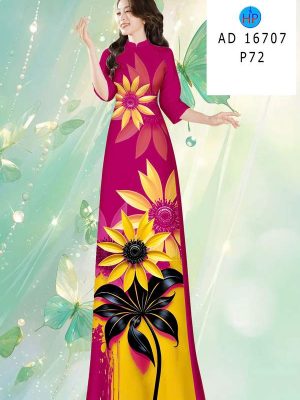 Vải Áo Dài Hoa Hướng Dương AD 16707 33 1775611943 492 vai ao dai hoa huong duong ad 16707