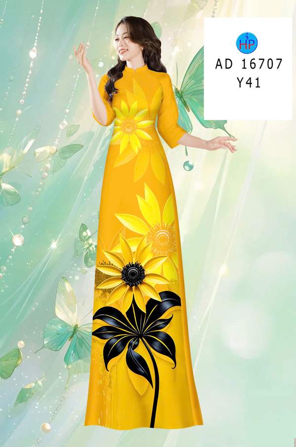 Vải Áo Dài Hoa Hướng Dương AD 16707 18 1775611943 602 vai ao dai hoa huong duong ad 16707