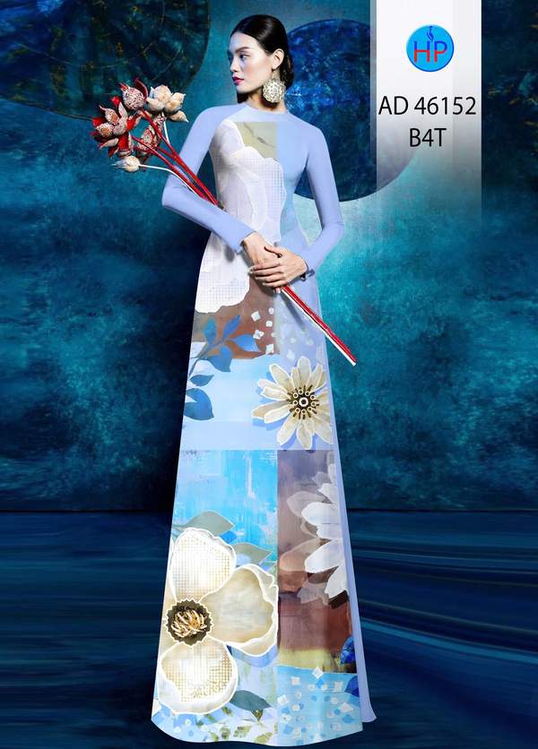Vải Áo Dài Hoa In 3D AD 46152 11 1775696225 285 vai ao dai hoa in 3d ad 46152