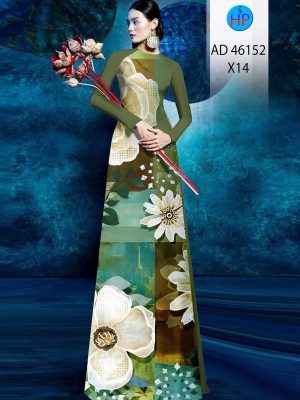 Vải Áo Dài Hoa In 3D AD 46152 35 1775696227 499 vai ao dai hoa in 3d ad 46152