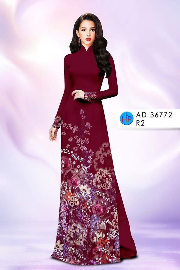 Vải Áo Dài Hoa In 3D AD 36772 2 1775784154 649 vai ao dai hoa in 3d ad 36772