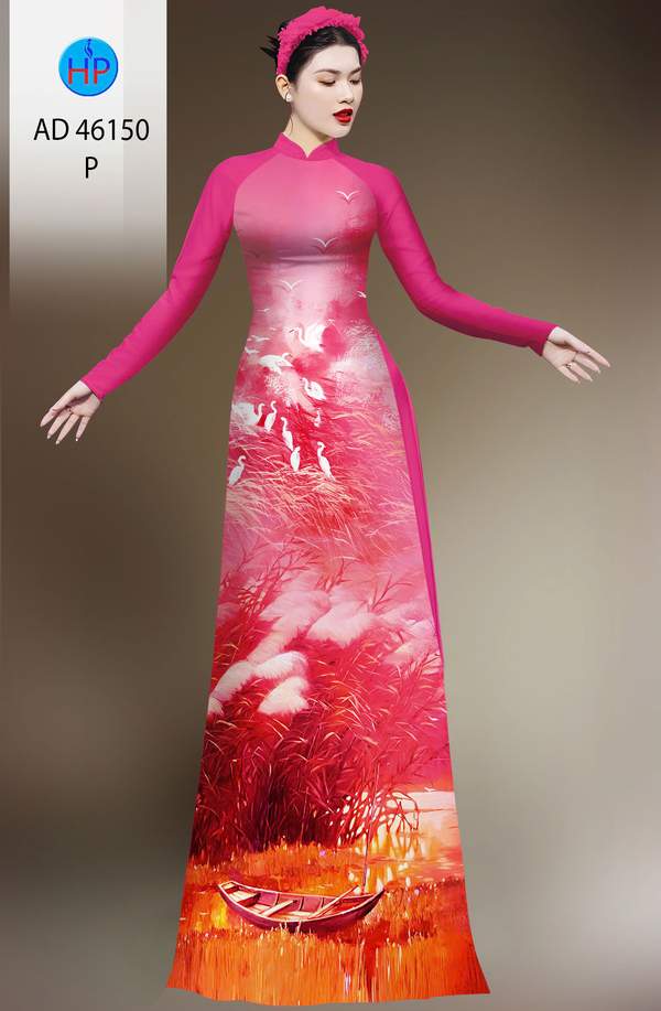 Vải Áo Dài Phong Cảnh AD 46150 2 1775785028 594 vai ao dai phong canh ad 46150