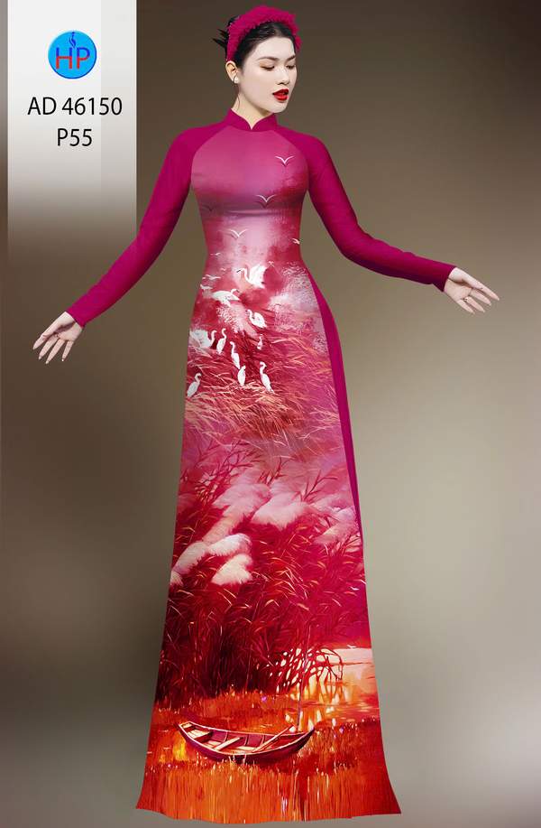 Vải Áo Dài Phong Cảnh AD 46150 13 1775785030 454 vai ao dai phong canh ad 46150