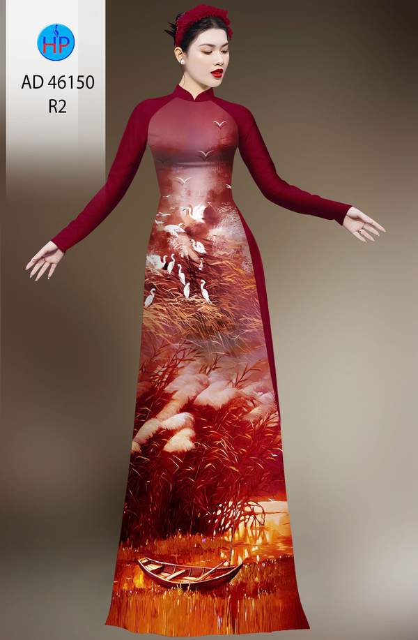 Vải Áo Dài Phong Cảnh AD 46150 17 1775785030 498 vai ao dai phong canh ad 46150