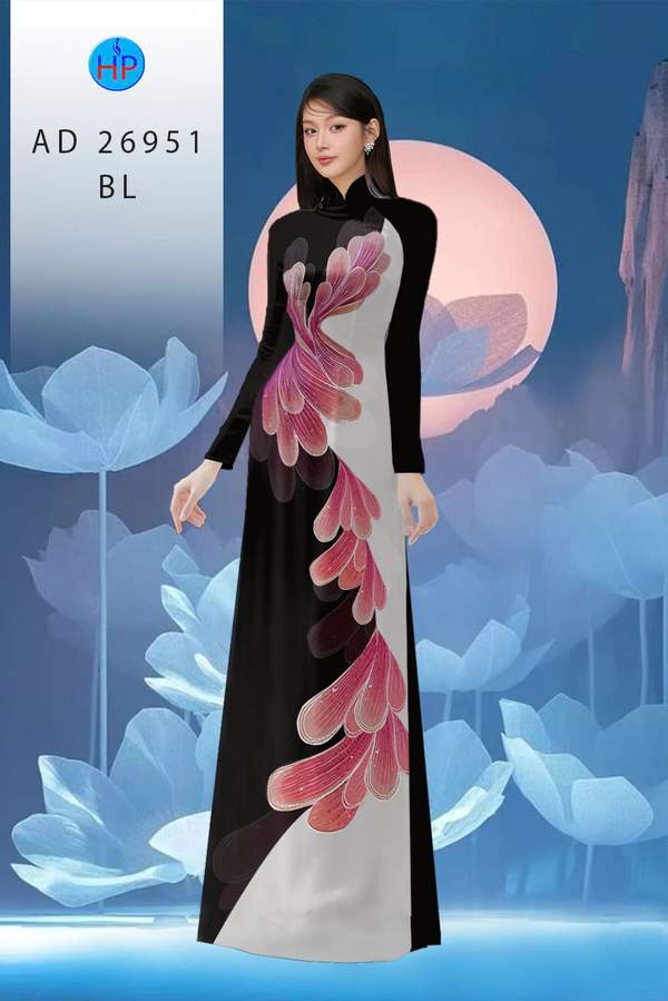 Vải Áo Dài Hoa In 3D AD 26951 4 1775870584 264 vai ao dai hoa in 3d ad 26951
