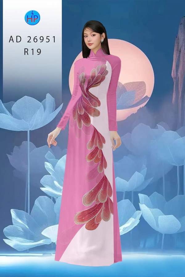 Vải Áo Dài Hoa In 3D AD 26951 6 1775870585 57 vai ao dai hoa in 3d ad 26951