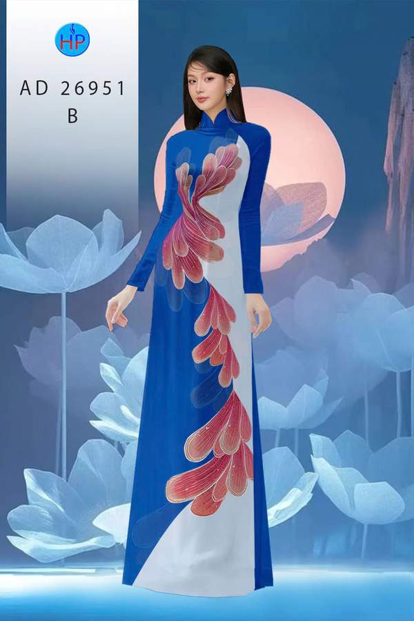 Vải Áo Dài Hoa In 3D AD 26951 14 1775870586 235 vai ao dai hoa in 3d ad 26951