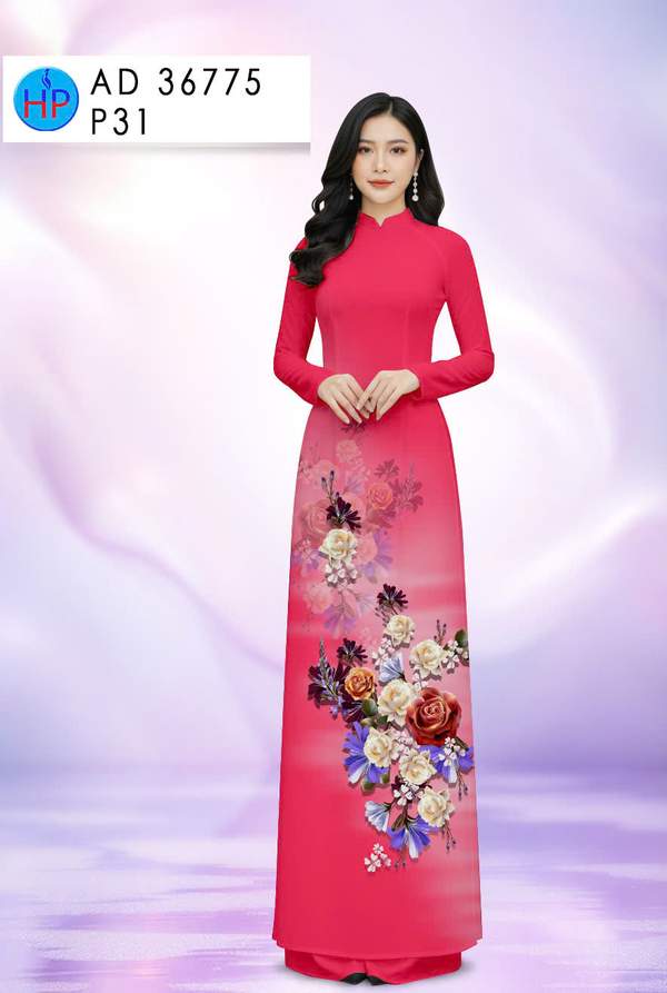 Vải Áo Dài Hoa Hồng AD 36775 9 1775871493 549 vai ao dai hoa hong ad 36775