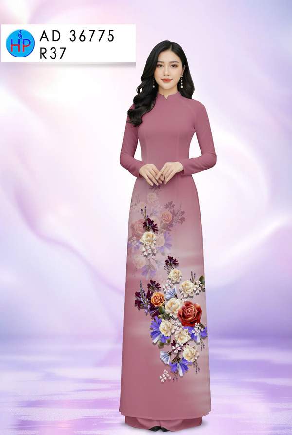 Vải Áo Dài Hoa Hồng AD 36775 15 1775871494 398 vai ao dai hoa hong ad 36775