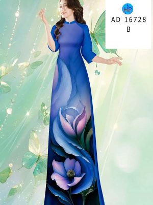 Vải Áo Dài Hoa In 3D AD 16728 35 1776130000 907 vai ao dai hoa in 3d ad 16728