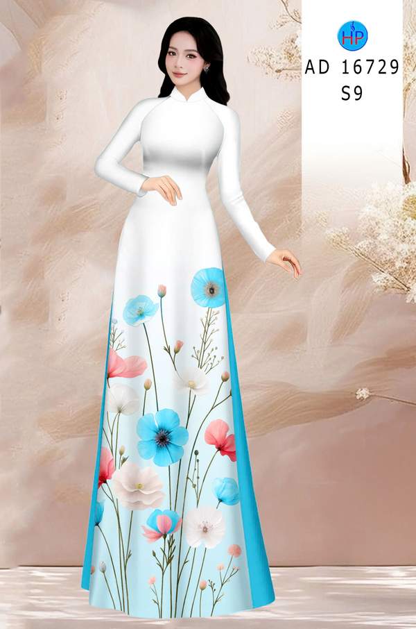 Vải Áo Dài Hoa In 3D AD 16729 2 1776213989 167 vai ao dai hoa in 3d ad 16729