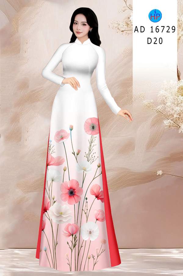 Vải Áo Dài Hoa In 3D AD 16729 5 1776213989 818 vai ao dai hoa in 3d ad 16729