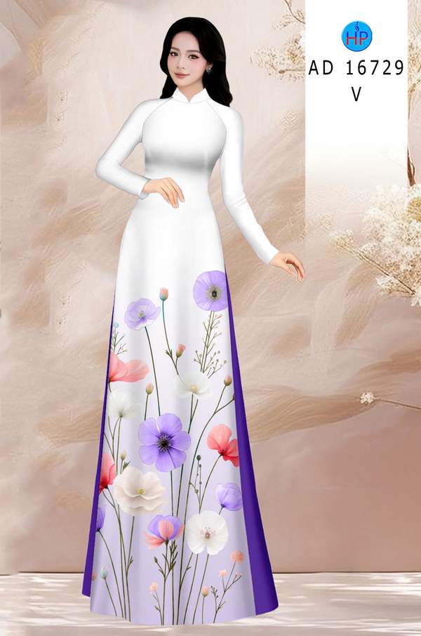 Vải Áo Dài Hoa In 3D AD 16729 7 1776213990 615 vai ao dai hoa in 3d ad 16729
