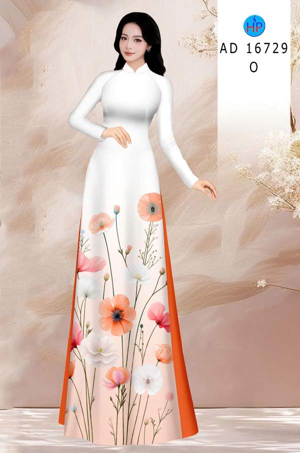 Vải Áo Dài Hoa In 3D AD 16729 18 1776213992 18 vai ao dai hoa in 3d ad 16729