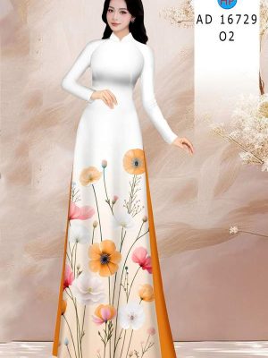 Vải Áo Dài Hoa In 3D AD 16729 34 1776213992 345 vai ao dai hoa in 3d ad 16729