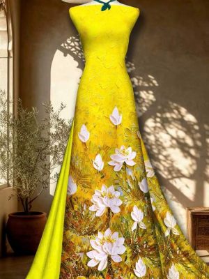 Vải Áo Dài Hoa Sen AD MV7175 13 1776305395 424 vai ao dai hoa sen ad mv7175