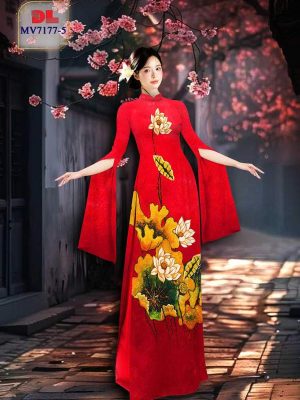 Vải Áo Dài Hoa Sen AD MV7177 21 1776476782 89 vai ao dai hoa sen ad mv7177