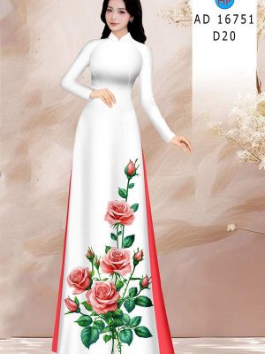 Vải Áo Dài Hoa Hồng AD 16751 19 1776823472 354 vai ao dai hoa hong ad 16751