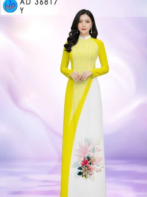 Vải Áo Dài Hoa In 3D AD 36817 31 1777015124 131 vai ao dai hoa in 3d ad 36817