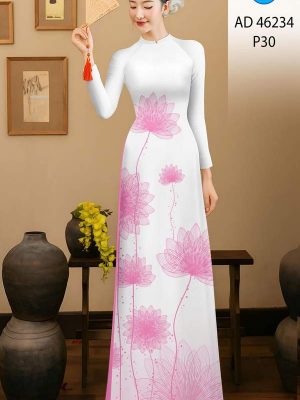 Vải Áo Dài Hoa Sen AD 46234 19 1777424424 744 vai ao dai hoa sen ad 46234
