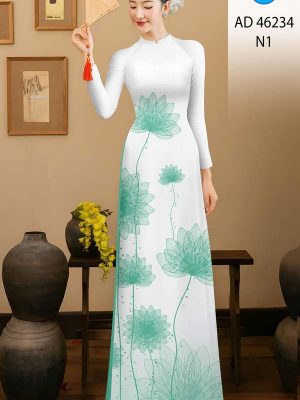 Vải Áo Dài Hoa Sen AD 46234 21 1777424424 833 vai ao dai hoa sen ad 46234